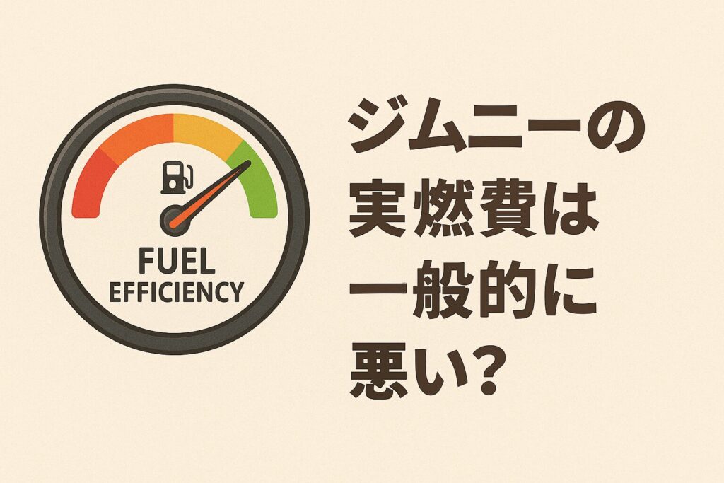 ジムニーの燃費は本当に悪いのか?まずは基本をおさらい